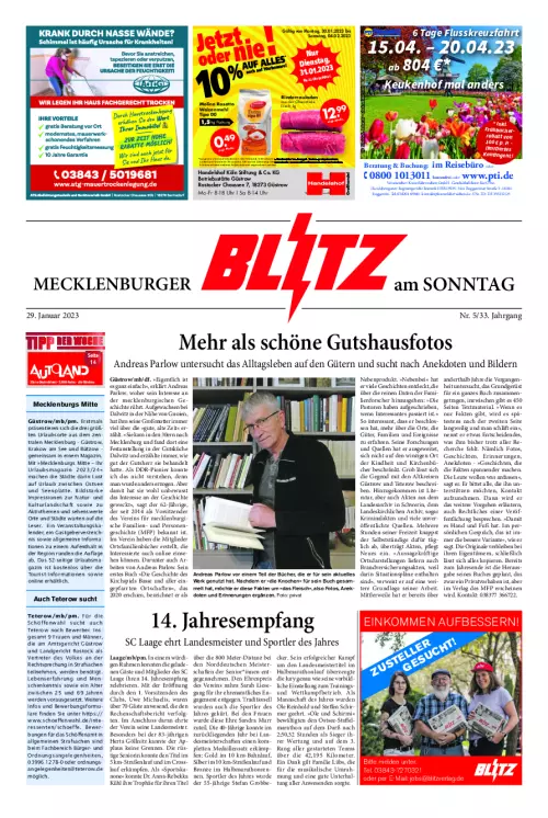 BLITZ am Sonntag Cover
