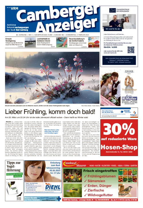 Camberger Anzeiger Cover