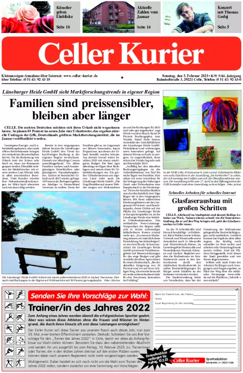 Celler Kurier Cover
