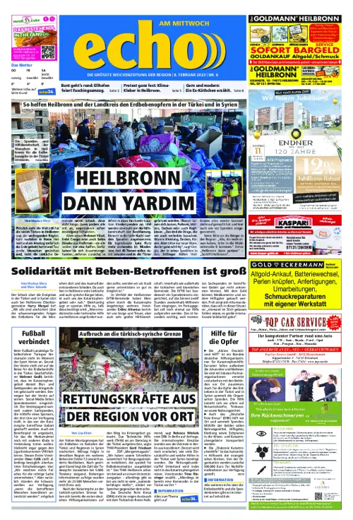 Echo am Mittwoch Cover