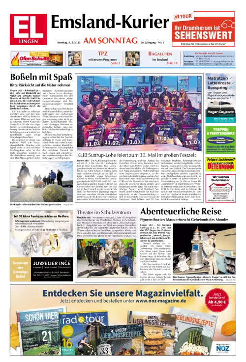 Emsland-Kurier am Sonntag Cover