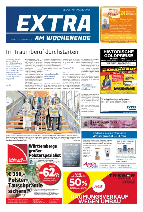 EXTRA am Wochenende Cover