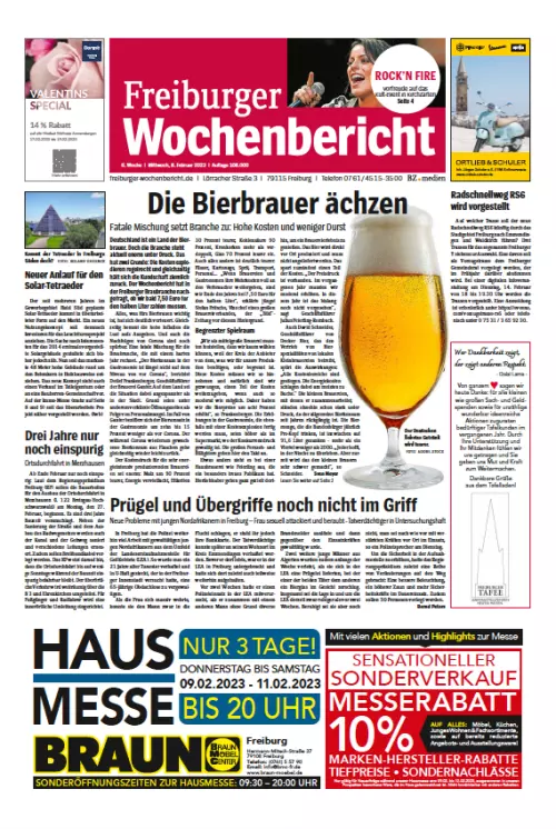 Freiburger Wochenbericht Cover