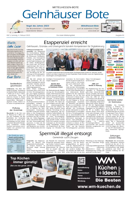 Gelnhäuser Bote Cover