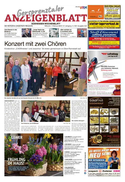 Gersprenztaler Anzeigenblatt Cover