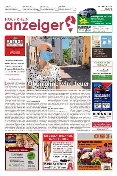 Hochrhein Anzeiger Cover