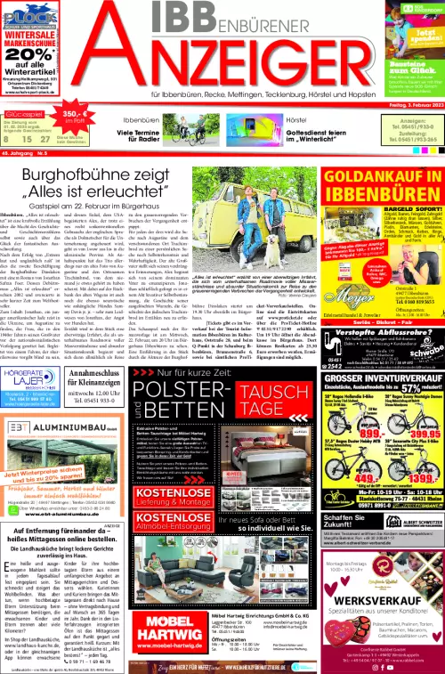 IBBENBÜRENER ANZEIGER Cover
