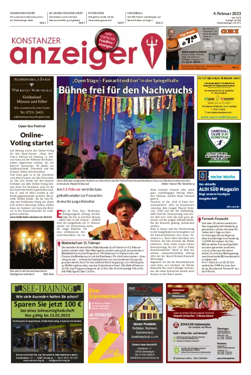 Konstanzer Anzeiger Cover