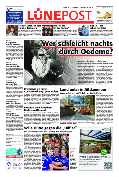 LünePost am Wochenende Cover