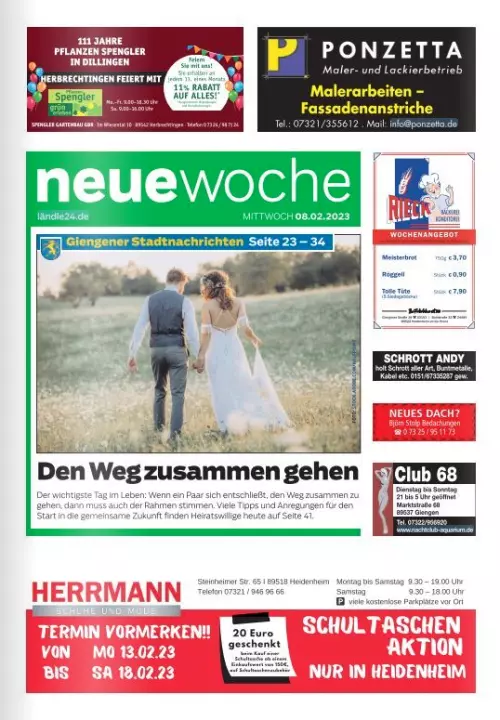 Neue Woche Heidenheim Cover