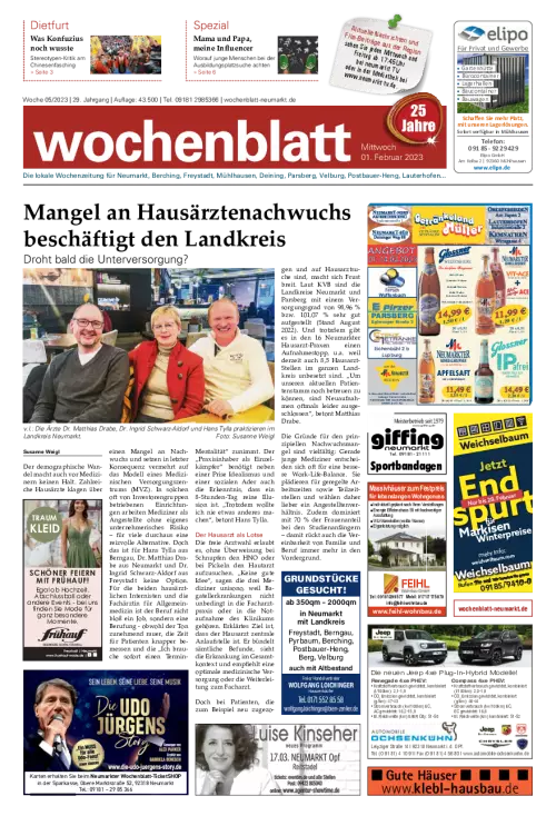 Neumarkter Wochenblatt Cover