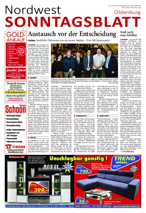 Nordwest Sonntagsblatt