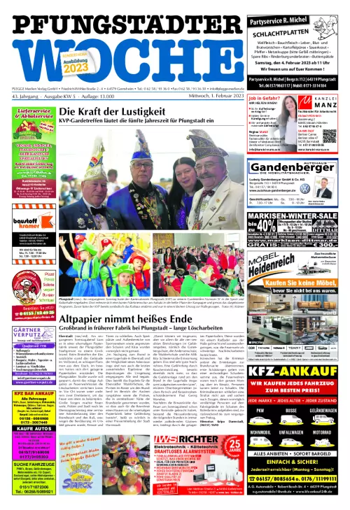 Pfungstädter Woche Cover