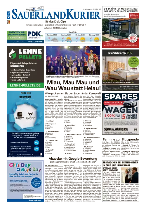 Sauerland Kurier Cover