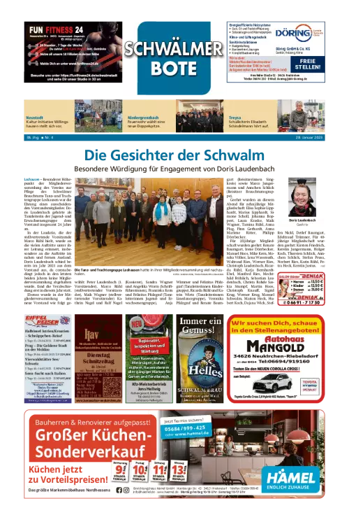 Schwälmer Bote + Heimatnachrichten Schwalm-Eder-Kreis Cover