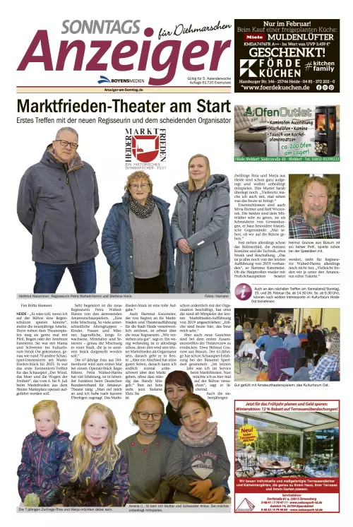 Sonntagsanzeiger für Dithmarschen Cover