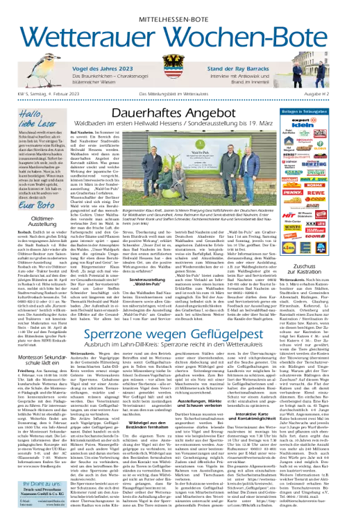 Wetterauer Wochen-Bote Cover