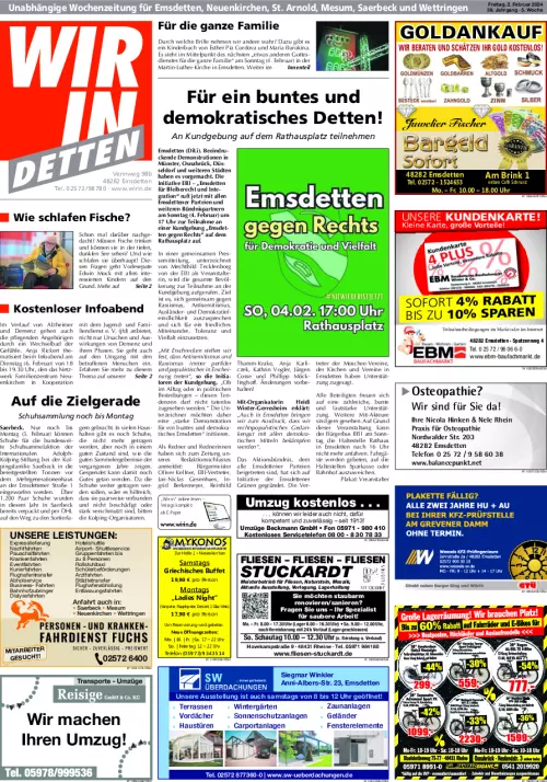 Wir in Detten / Rheine Cover