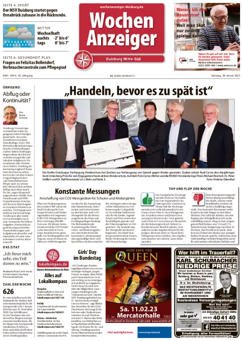 Wochen Anzeiger Cover