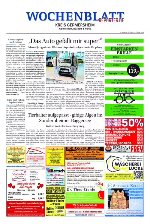 Wochenblatt Kreis Germersheim Cover