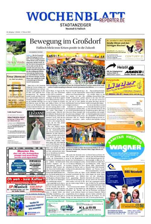 Wochenblatt Neustadt & Haßloch Cover