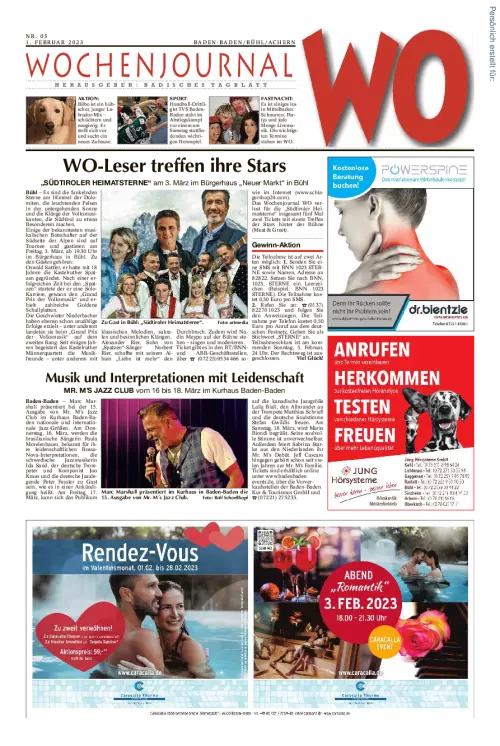 Wochenjournal WO Cover