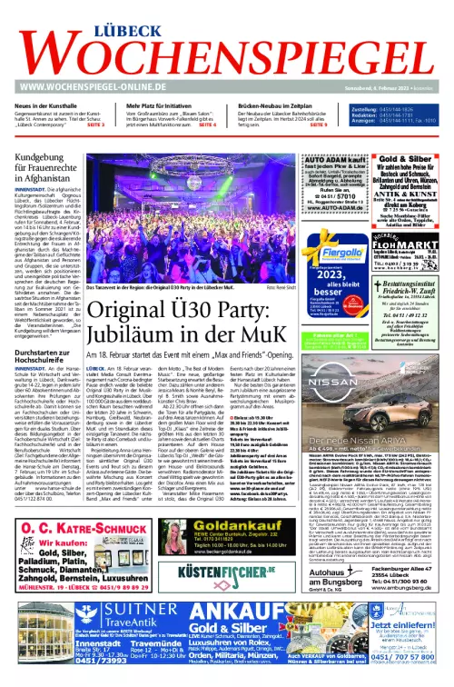 Wochenspiegel Lübeck + Ostholstein